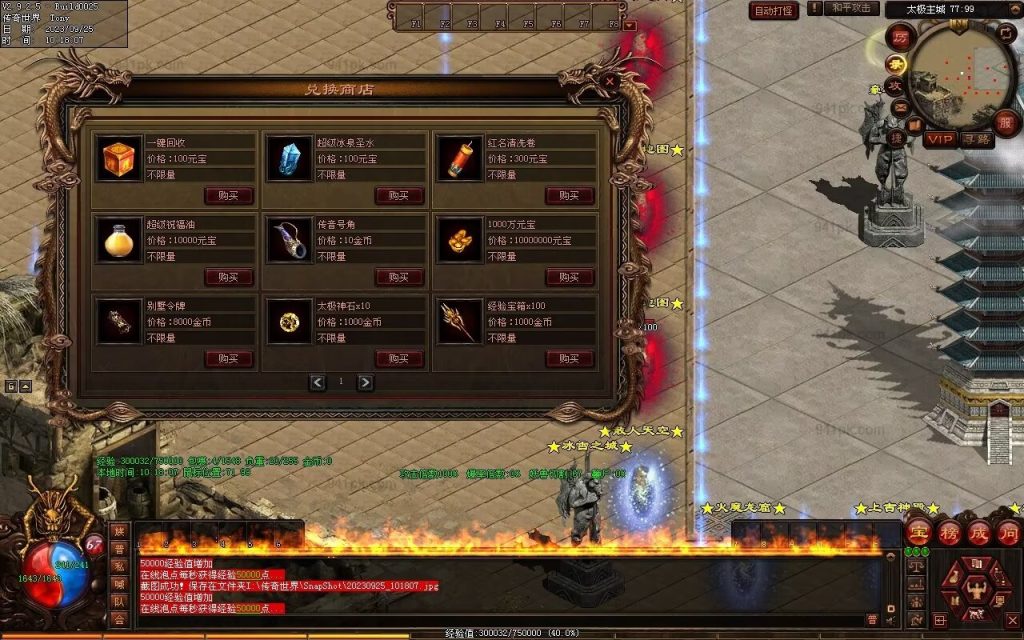 图片[45]-鼎盛杀戮低属性冰雪打金-自动拾取回收