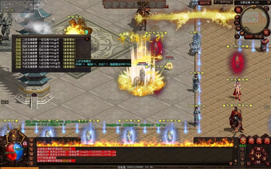 图片[54]-鼎盛杀戮低属性冰雪打金-自动拾取回收