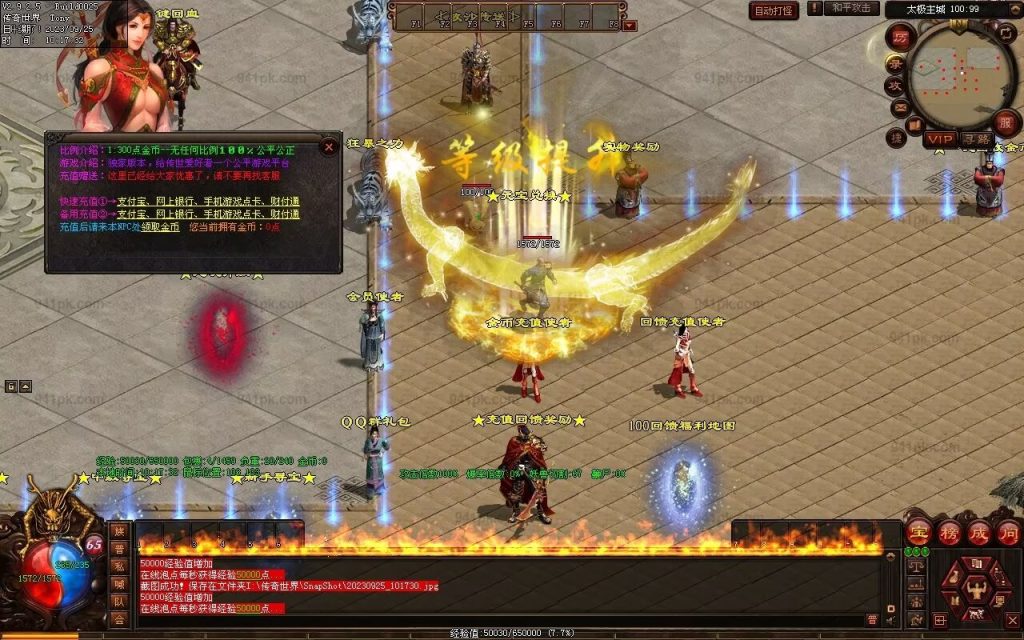 图片[65]-鼎盛杀戮低属性冰雪打金-自动拾取回收