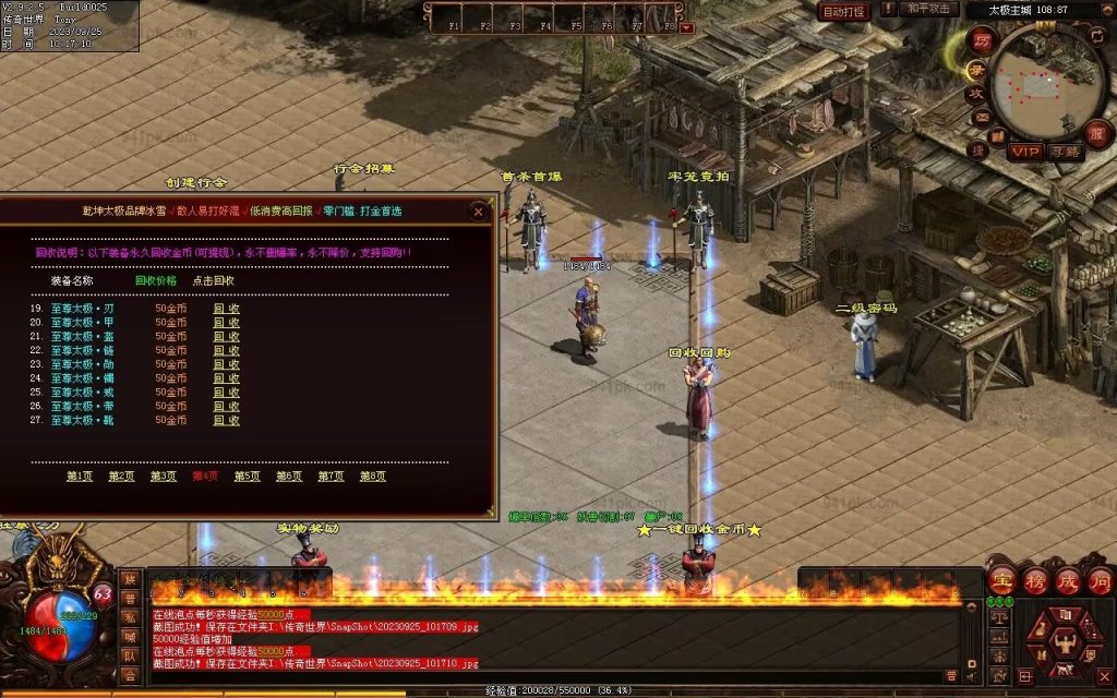 图片[75]-鼎盛杀戮低属性冰雪打金-自动拾取回收