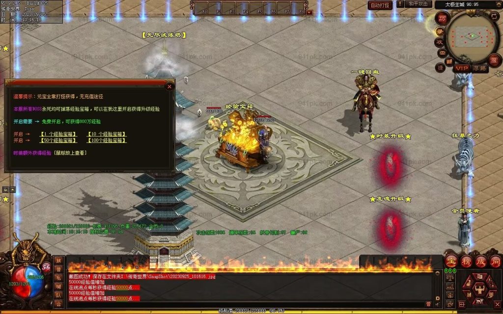 图片[100]-鼎盛杀戮低属性冰雪打金-自动拾取回收