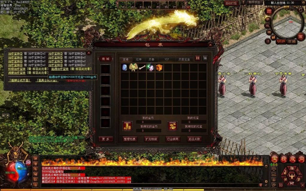 图片[105]-鼎盛杀戮低属性冰雪打金-自动拾取回收