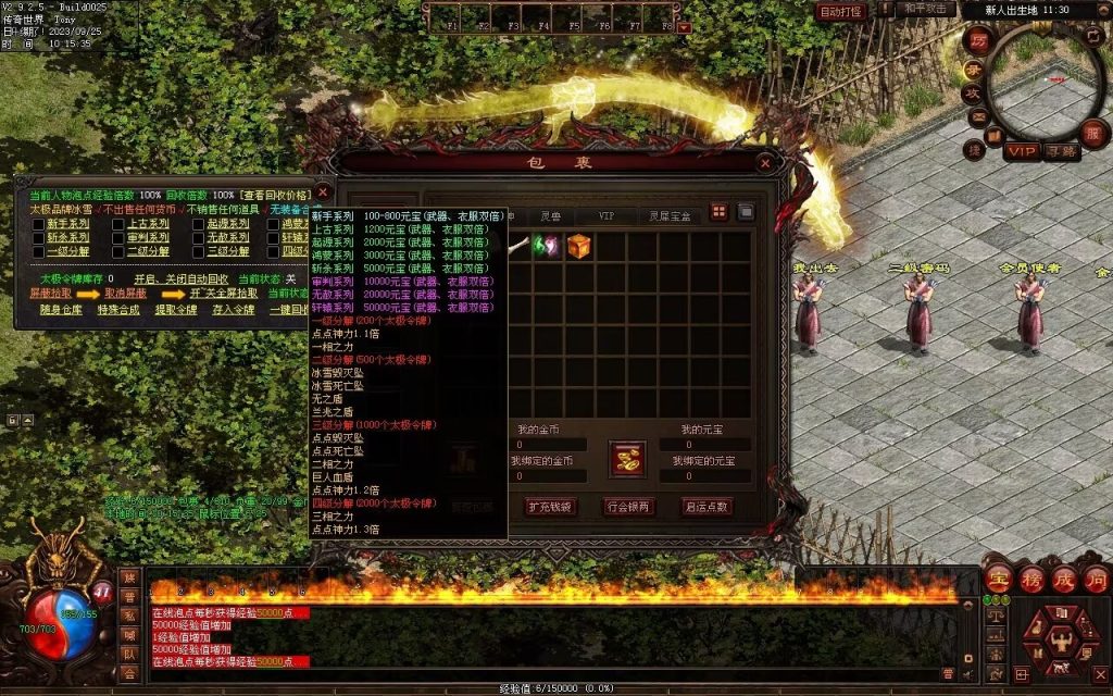 图片[113]-鼎盛杀戮低属性冰雪打金-自动拾取回收