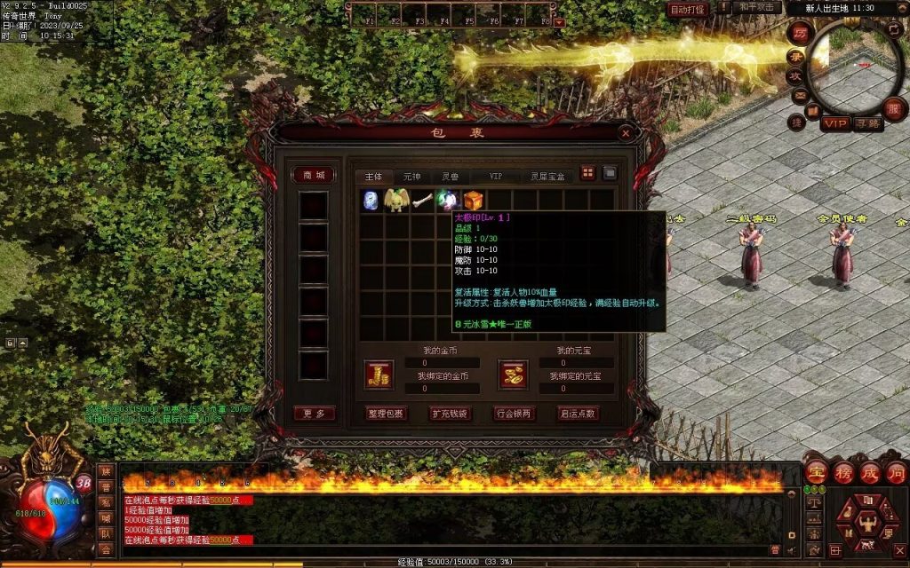 图片[115]-鼎盛杀戮低属性冰雪打金-自动拾取回收