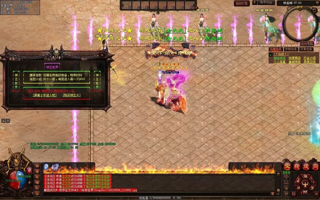 图片[56]-凤天微变三职业-全屏拾取-自助挂机